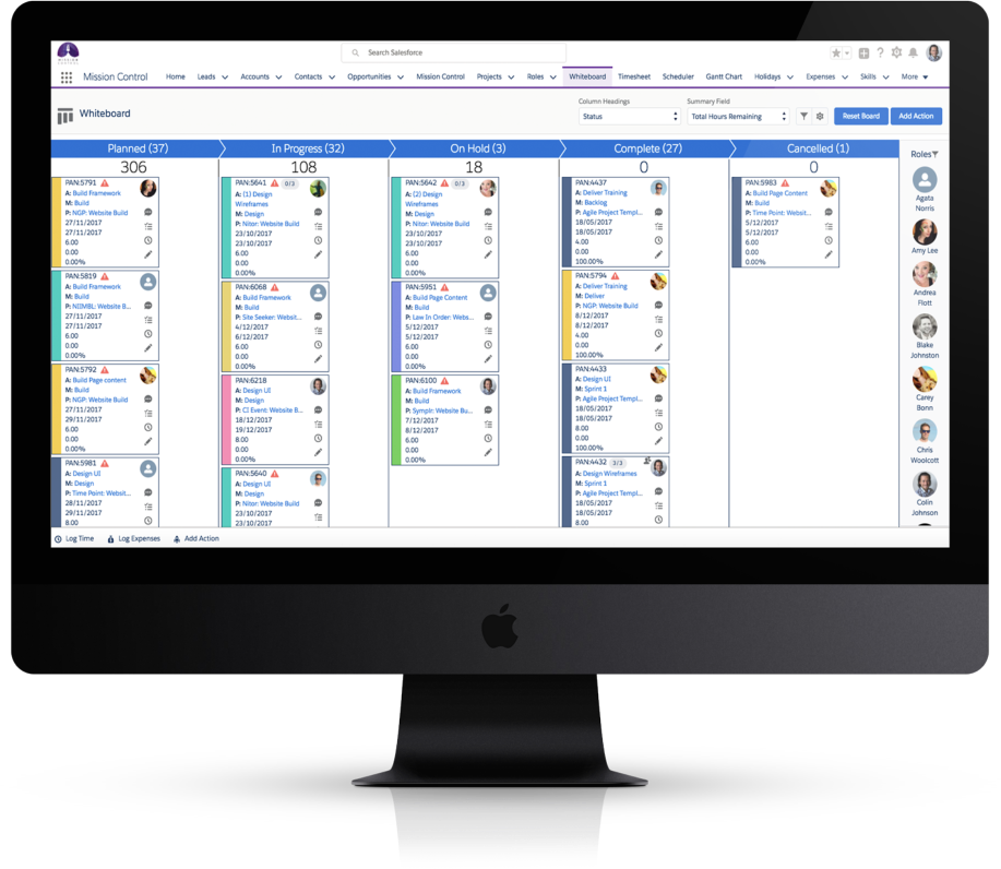 Salesforce Project Management Software - Mission Control Tools
