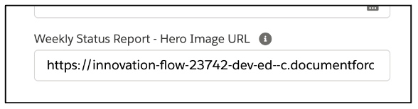 Salesforce Project Management Software - Project Status Report Hero Image URL