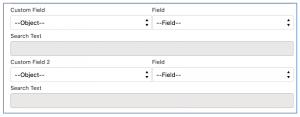 Salesforce Project Management Software - Action Pad Custom Field Filters