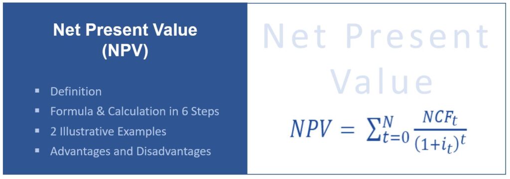 Net present value (NPV)