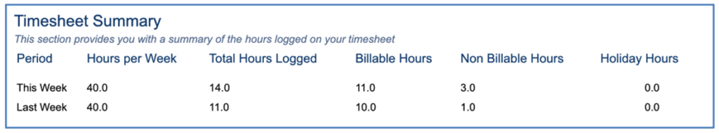 11. Daily Digest Timesheet Summary