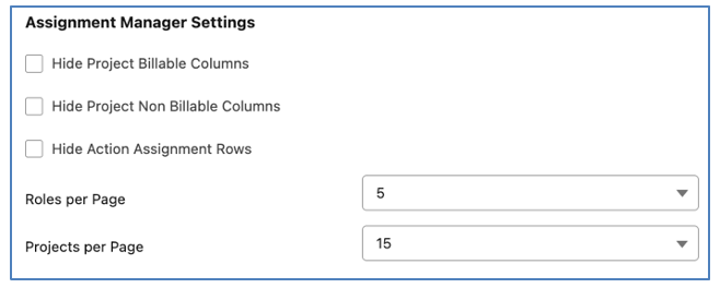 48. Assignment Manager Settings Mission Control Salesforce Project Management
