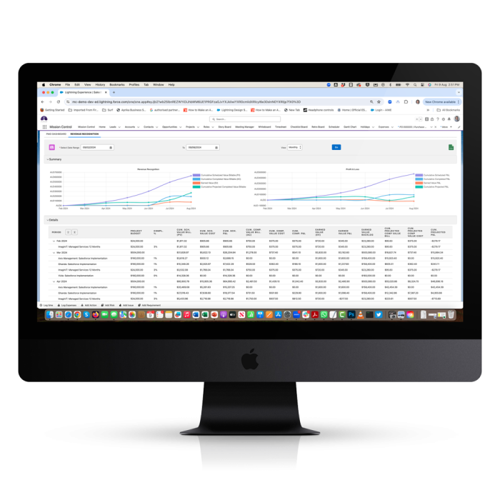 Project Financials Standalone-Rev-Rec-Page Revenue Recognition