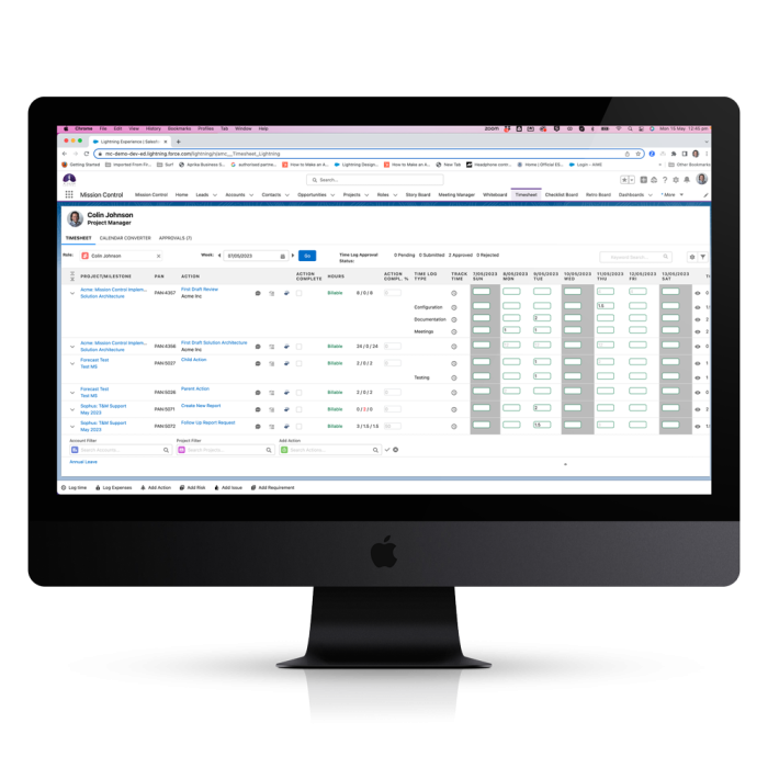 Project Time Tracking Timesheet-by-Time-Log-Type